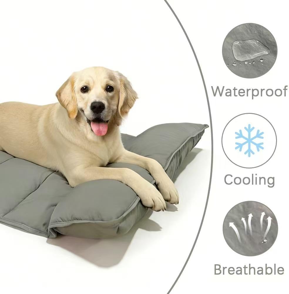 Quick Drying Cooling Ice Pad waterproff Four-Season Pet Mat for Dogs Indoor and Outdoor Large Dog Sofa Mat