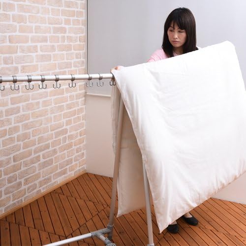 軽量！アルミ製折りたたみ式A型伸縮布団干し
