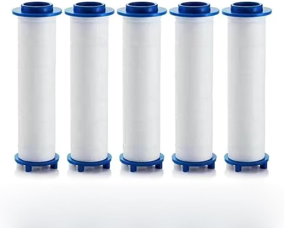 Shower Head High Pressure Handheld Shower Head with Massage 3 modes hard water with filter shower head Mist Booster Hydrojet Shower Head (10*Filter Cartridge)