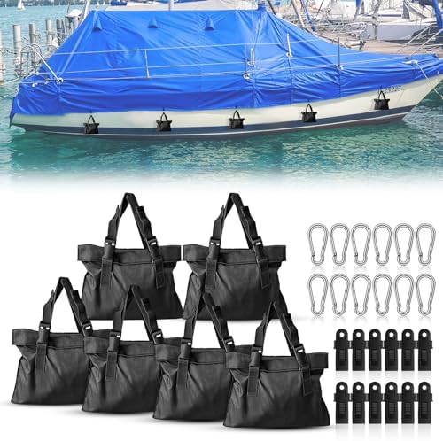 Zandzakken Wateroverlast Boot Cover Zandzakken Set – 4 Stuks Voor Het Verzwaren Van Boothoezen Winddicht Gewicht Zakken