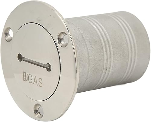 Miniatura 7 de NestNiche Llenadora de cubierta de gascombustibleaguaresiduos, llenado de cubierta de barco de acero inoxidable con accesorios de tapa sin llave