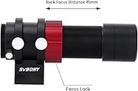 Vista 3 de SVBONY SV165 Mini alcance guía 1.181 in F4 buscador y guía alcance para SV305C Pro, compatible con telescopio de astronomía y cámaras de guía