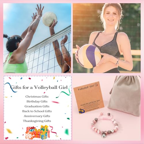 Volleyball/Softball Bracelet Heart Initial Gifts for Girls Women Sports Accessories Jewelry Gift Ideas for Christmas Birthday4