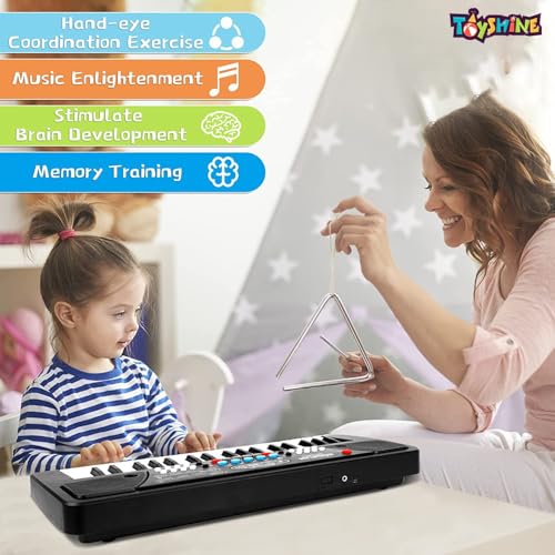 HOMOZE Original Trendy Electronic Piano Keyboard with 37 Keys, Microphone & USB Cable for Boys, Girls & Beginner | Musical Piano Keyboard Made with Nature-Friendly Plastic for 5+ Kids - Image 3