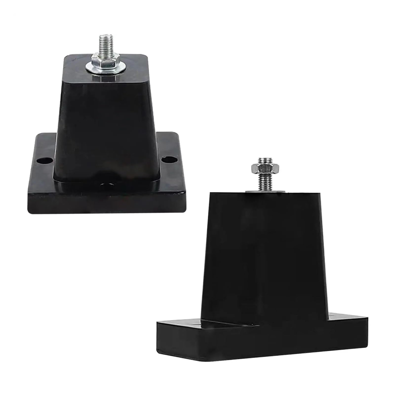 Ixllppyfn M 4 Pieces Conditioner Vibration Isolator For Air Conditioner Heavy Duty Rubber Bracket Ini Split Base Shock Absorbing Pad(M)