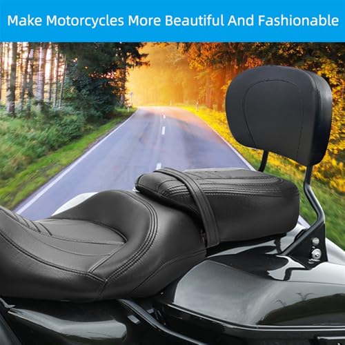 Appui-Dos Noir Moto Sissy Bar Soulage la Fatigue Passager Sport Glide - 7