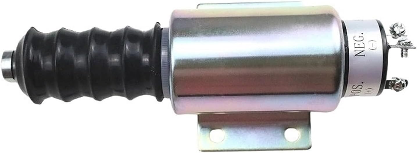 1PC 12V Fuel Stop Shut Off Solenoid Fits Compatible With Woodward 2300-1503 Diesel Engine Part Number 2003-12E2U1B2S1A 2370-12E2U1B2A SA-319