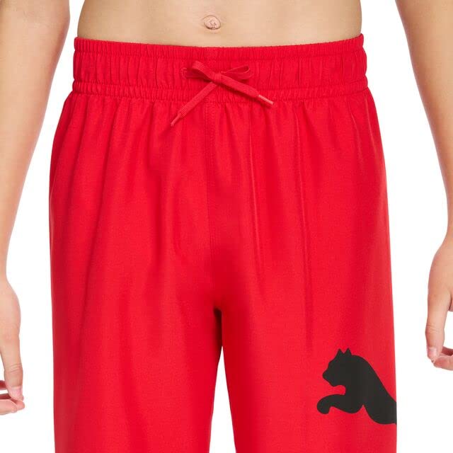 Image of Puma Boys' Fashion Swim Trunks, Water Repellant, Elastic Waistband with Drawcord