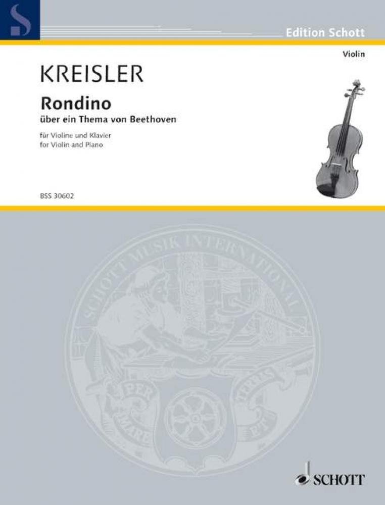 Rondino: on the theme of Beethoven. No. 6. violin and piano.