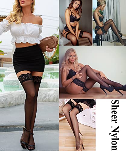 Lidogirl Lace Top Thigh High Stockings #TOP4