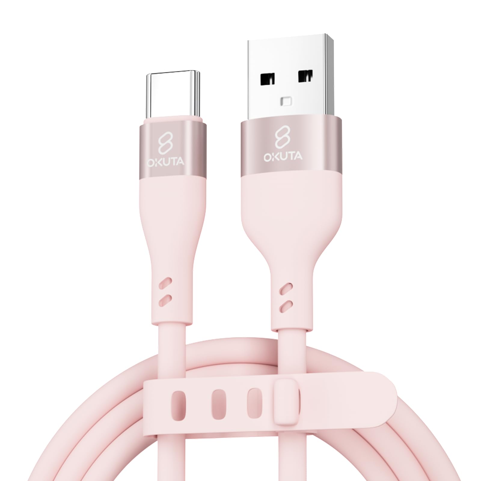 Amazon.co.jp: USB-A & USB-C ケーブル 絡まない type-c ケーブル 結束