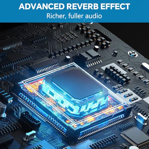 Image of ZORBES USB /USB-C External Sound Card Adapter with Reverb Effects, 3.5mm Mic & Dual Headphone Jacks, 7 Voice Changing Effects, Plug-and-Play Audio Interface for PC, Laptop, Phone & Streaming
