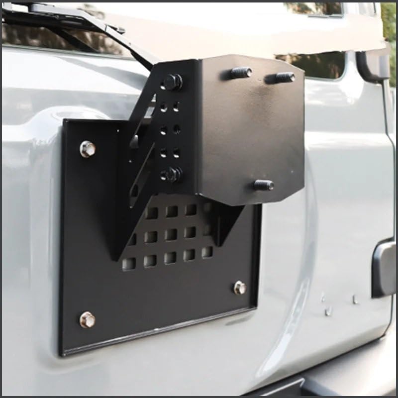 uchwyt ścienny do opon Zestaw montażowy podnośnika koła zapasowego Innovation Spare Tire Lift Bracket Riser, regulowany, pasujący do akcesoriów Jimny JB64 JB74 JB33 JB43(JB33 JB43)