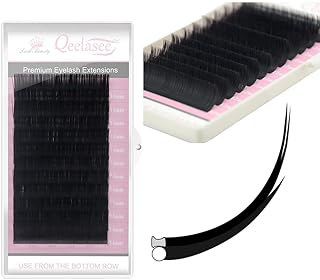 Extensión de pestañas planas de visón mate 0....