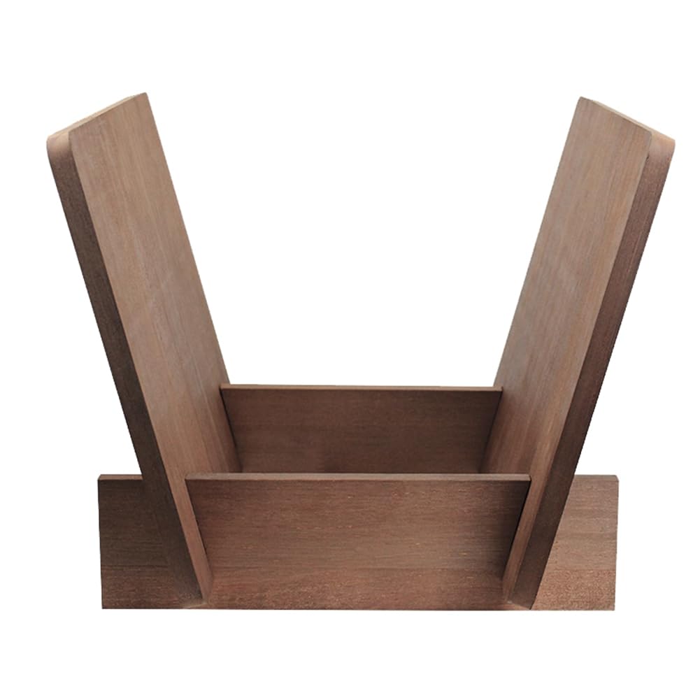 Support disques vinyles en bois pour rangement et affichage de bureau musical
