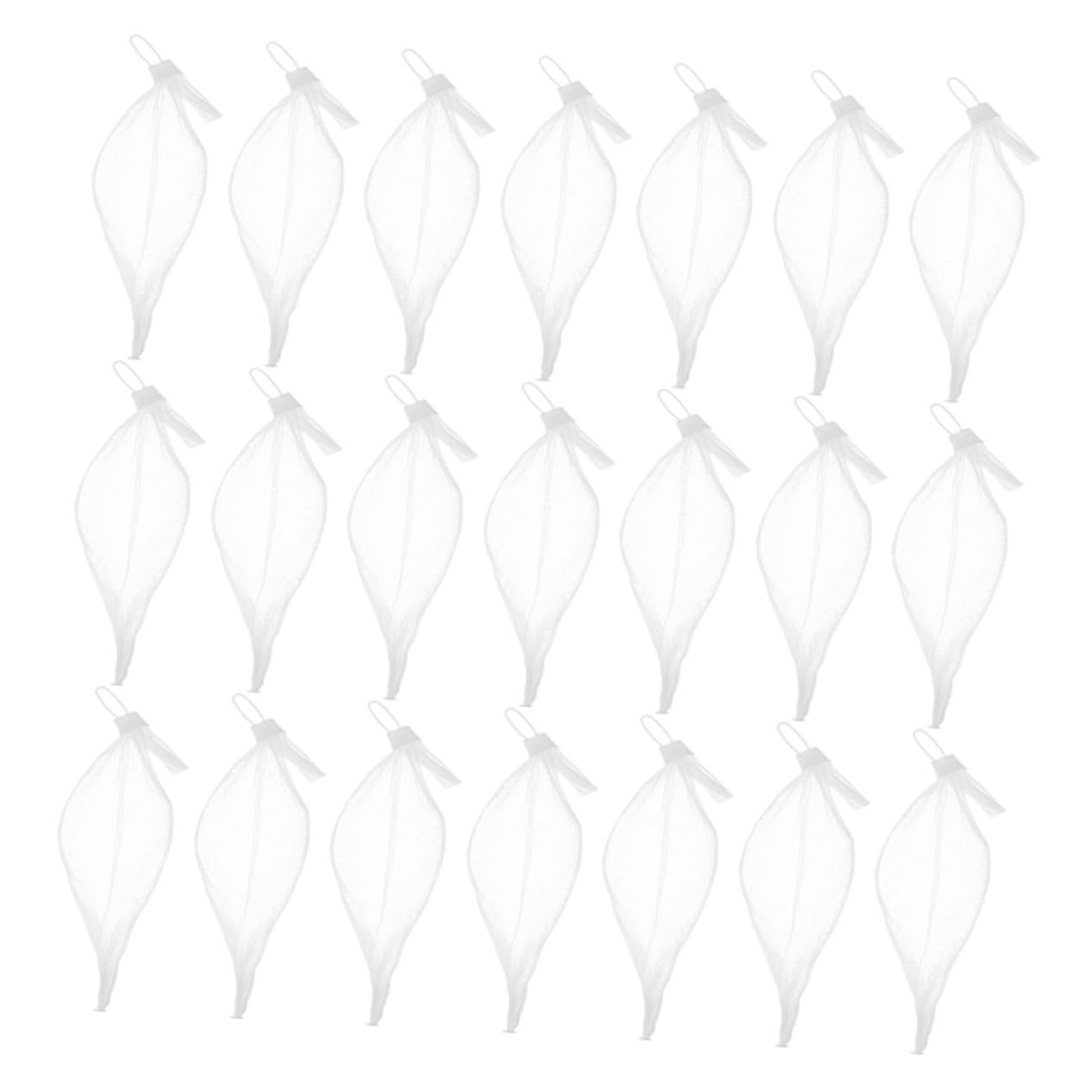 VICASKY 100pcs Marble Storage Bag Mesh Bag Storage Bags Clothes Bags for Storage Small Drawstring Bag Mesh Small Bags Marble Carrying Bag Mesh Drawstring Bag Marble Net Bag White Plastic