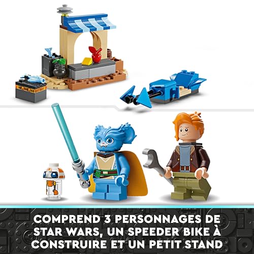 LEGO 75384 Star Wars Le Crimson Firehawk, Jouet de Construction avec Speeder Bike et Minifigurines, Cadeau pour Garçons et Filles Dès 4 Ans