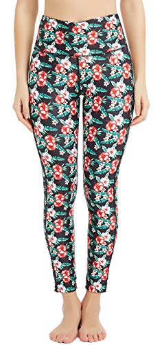 Ubestyle UPF 50+ High Waist Women's Surf Water Leggings Swim Tights Sun Protective