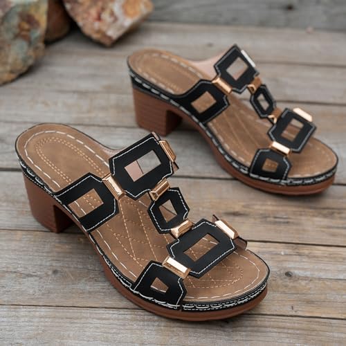 Sandales de marche confortables avec plateforme pour femmes
