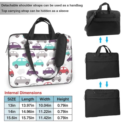 Bolso para portátil impermeable con asas 14 pulgadas miniatura 4