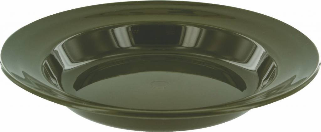 Assiette Creuse Highlander 22cm – Olive – Camping, Vaisselle Outdoor – Neuve