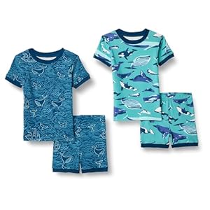 Amazon Essentials Piżama Dziecięca 2 Sztuki Morska