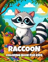 Raccoon Coloring Book for Kids: Playful and Adorable Raccoons Coloring Pages for Boys and Girls - Creativity and Relaxation B0DCSXPF3N Book Cover