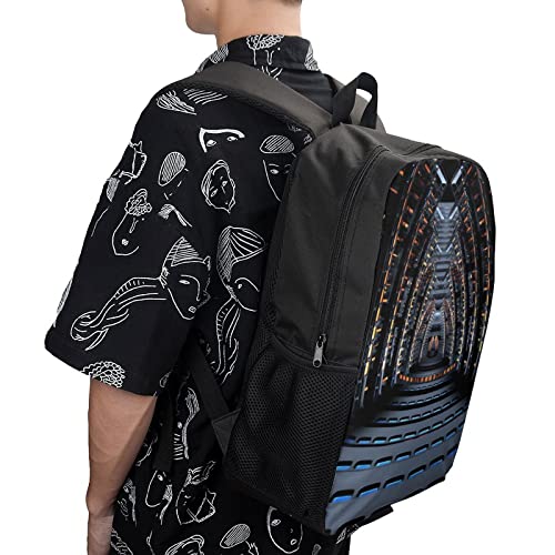 Sac à dos de sport avec impression 3D et compartiments renforcés - 4