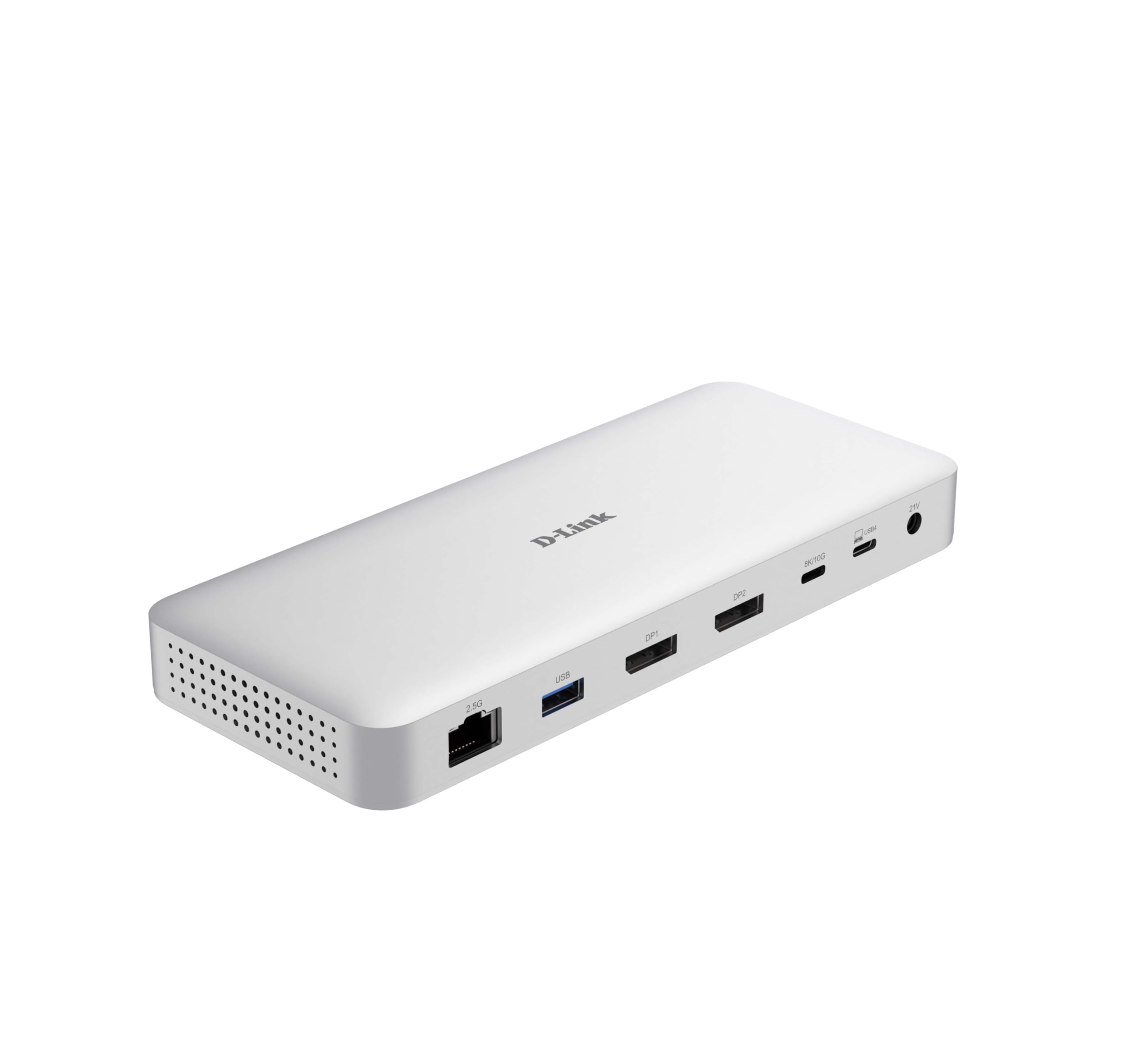 D-Link DUF-901 Docking Station USB4 9-in-1 – Hub USB-C con Doppio Display 8K, 40Gbps, LAN 2.5GbE, PD 100W, USB 3.1, USB-C, DisplayPort, Compatibile con Mac e Windows