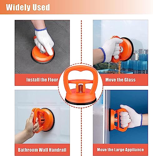 Image of 2 Pack Dent Puller, Car Dent Puller, Suction Cup Dent Puller Handle Lifter, Powerful Car Dent Remover, Dent Removal Kit and Dent Repair Puller for Car Dent Repair,Glass,Screen,Tiles and Objects Moving