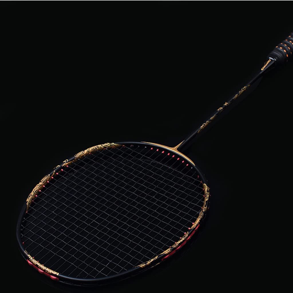 10U Badminton Racket -light 54g Full Carbon Racket Secondary Molding Adult Badminton Racket(B)