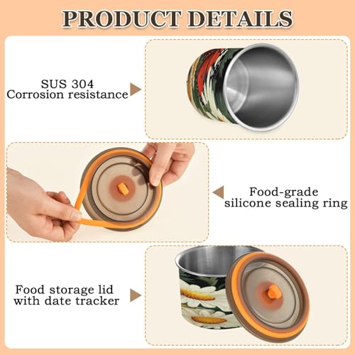 Envase hermético acero inox para café 17oz miniatura 4