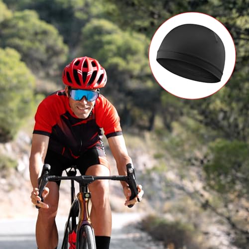Image of WY LIGHTING LEVEL 3Pcs Skull Caps Soft Lightweight Beanie Hats Moisture Wicking Stretchy Breathable Helmet Liner for Men