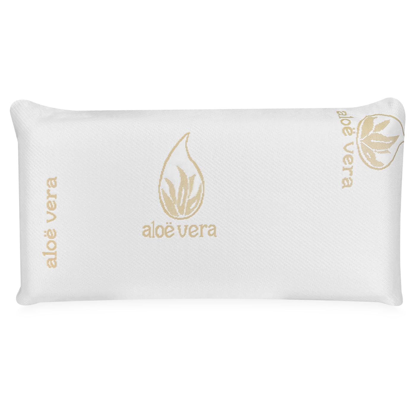amuéblate online - Aloe Vera Visco Memory Foam Pillow | Maximum Comfort and Excellent Adaptability with Anti-Stress Properties | 135 x 40 cm