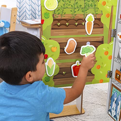 KidKraft 20121 Pop-Up Restaurant Let's Pretend Spielküche aus Holz, Mit 18 Spielteilen einschließlich Lebensmitteln… – Bild 4