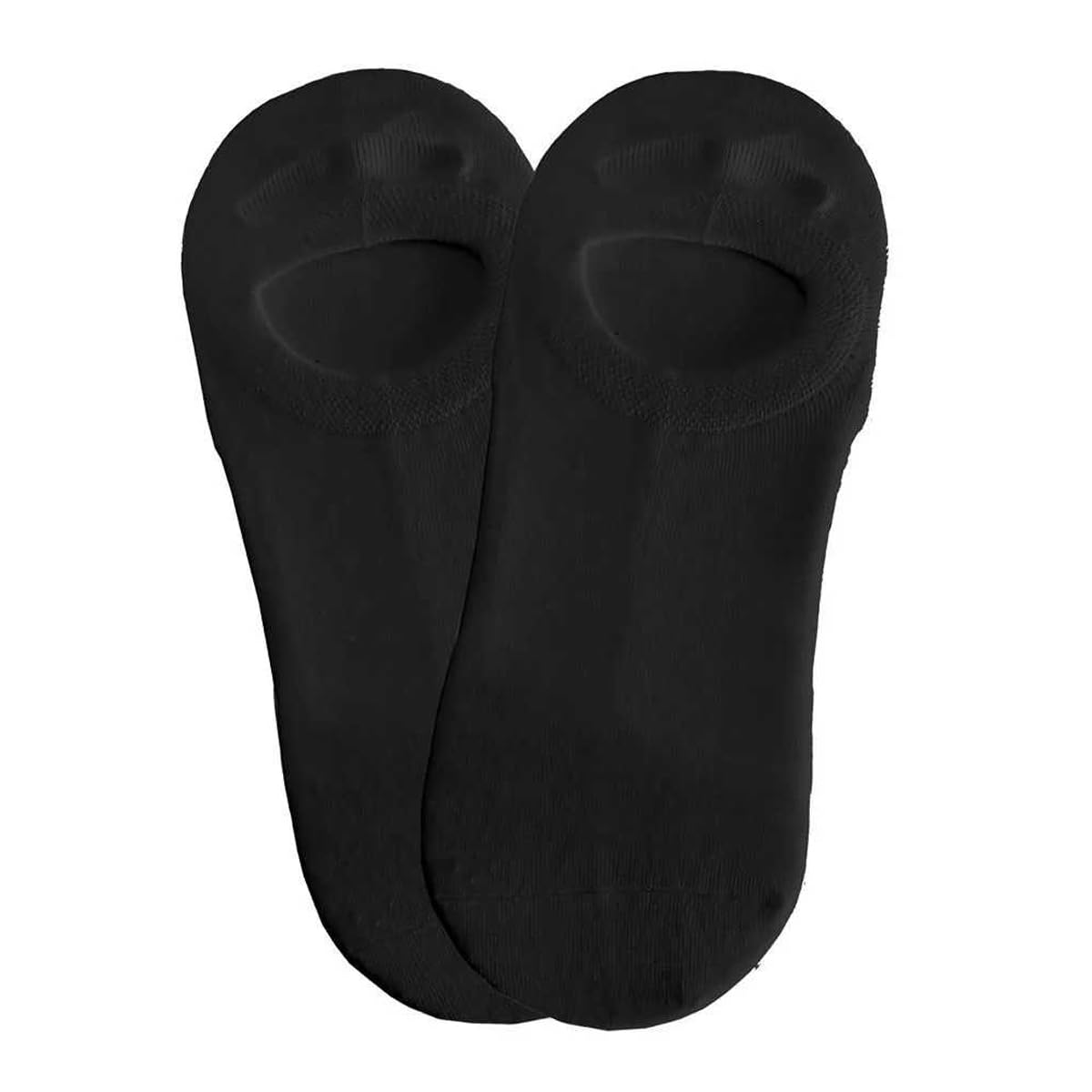 Superga Men's Black Unisex Adult Invisible Socks (Pack Of 2) (2.5 Uk-6.5 Uk) (Black)