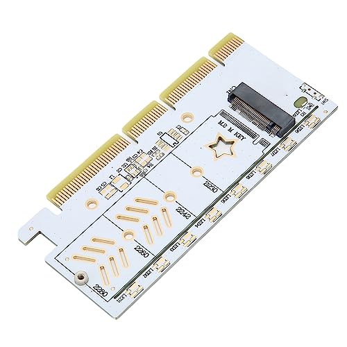 VBESTLIFE PCIe to NVMe Adapter Card, 64Gbps PCIe 4.0 X16 NVMe SSD to PCIe Card for 2230, 2242, 2260