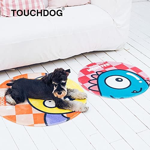 review Touchdog ® Cartoon Up-for-Crabs Monster Cat and Dog Mat - Rounded Dog Bed for Both Indoor and Outdoor use - Pet Mat Features Quick-Drying Technology Looks Fun and Decorative for Any Home