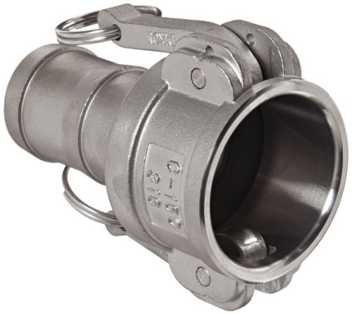 Dixon G150-C-SS Investment Cast Stainless Steel 316 Global Type C Cam and Groove Hose Fitting, 1-1/2
