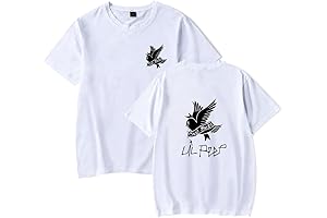 Lil Peep White Tee - A Fashionable Tribute to the Late Rapper