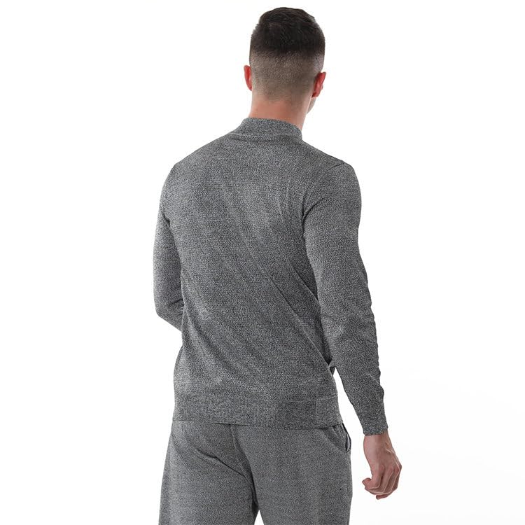 Jednostronny Zamek Błyskawiczny Dzianinowy, Lekka Kurtka, Odzież Robocza Odporna Na Zużycie/Przecięcia/Przecięcia, Dla Policji I Pracowników Ochrony,3XL-Grey