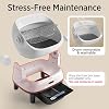 Lesure Self Cleaning Litter Box - Open-Top Automatic Cat Litter Box with APP Control & Anti-Pinch Sensor, for 3.3~18 lbs Cats, Odor Control, Includes 2 Sifters & 1 Roll Waste Bags