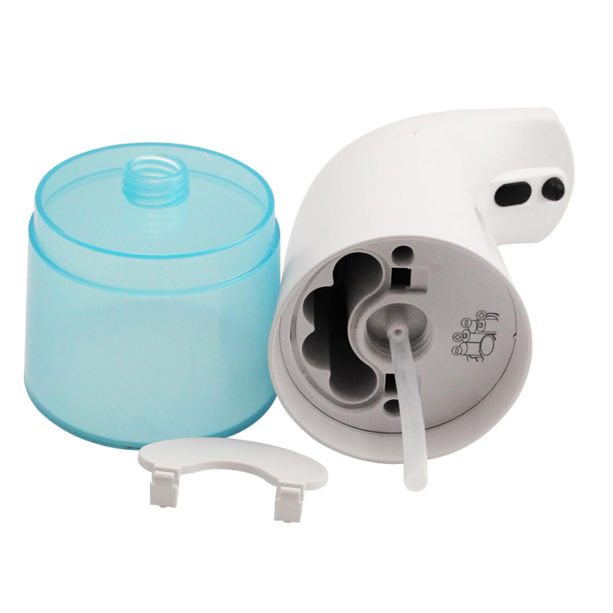 IMIKEYA Distributore Sapone Completamente Automatico Erogatore Sapone Liquido Bianco Per Uso e Professionale Materiale Durevole