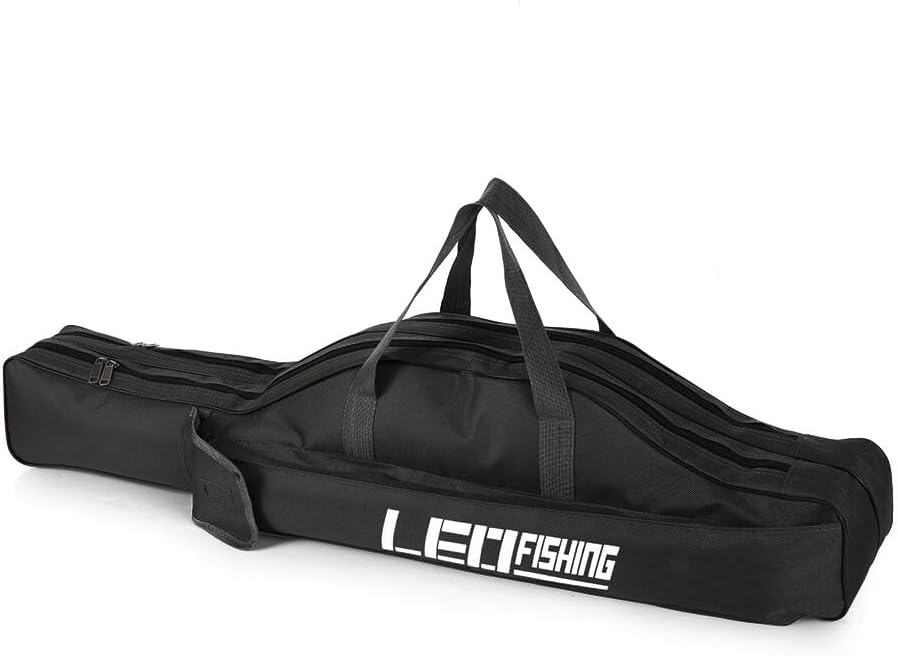 Labymos 100cm/150cm Foldable Multi-purpose Fishing Bags Fishing Rod Bags Zipped Bags Case Fishing Tackle Bags Storage Bags Pouch Holder