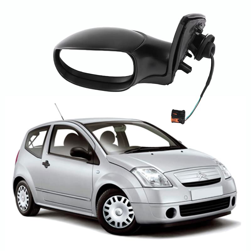 CG94 Retrovisor eléctrico TERM. Derecho [lado del pasajero] para coche: C2 – Carcasa para barnizar – Con sonda
