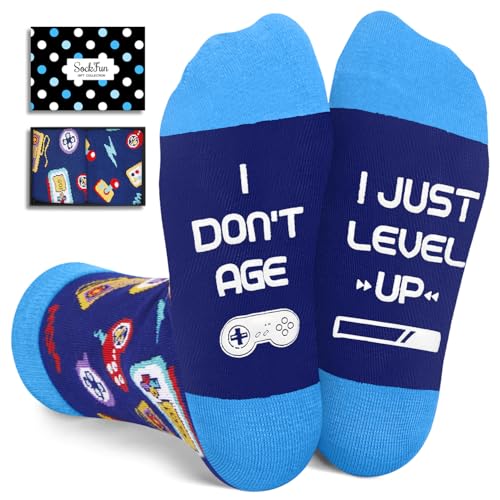 Gamer Gifts for Teen Boys Adult - Gaming Socks for Men, Video Gam...