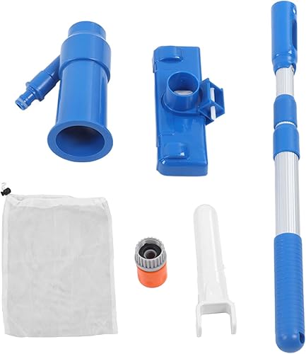 Miniatura 6 de Aspiradora portátil para piscina, simple y fácil de montar, con varilla de teles, para piscinas, spas para uso doméstico, accesorio multifuncional