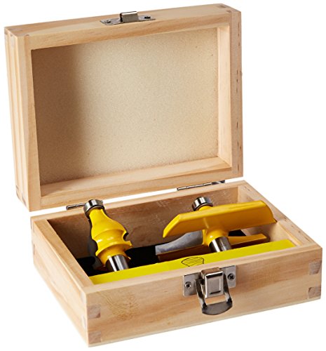 Yonico Handrail Molding Router Bits Set Lrg Thumbnail & Beaded 1/2-Inch Shank 18223 #TOP1