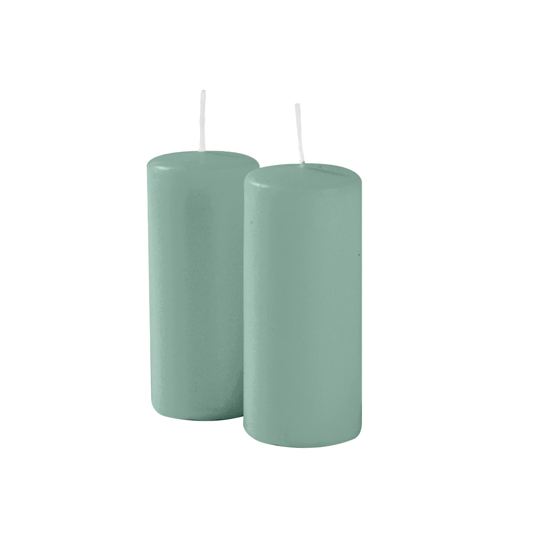 16 Candles - Diameter 4 cm Height 5 cm - Vintage Green Colour - Burning Time 7 Hours - Unscented - Cereria Di Giorgio