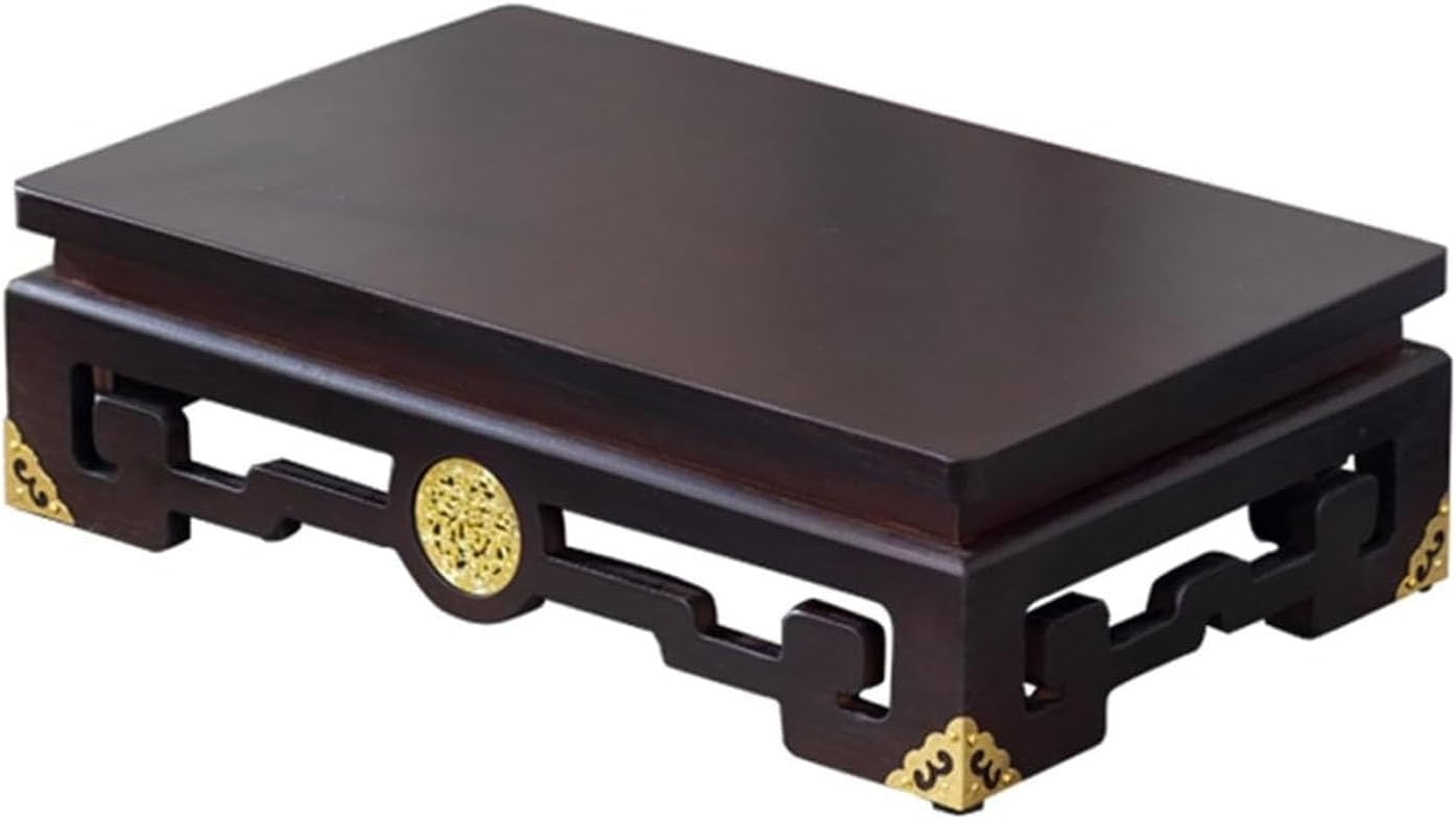 Tabletop Shrine Altar Table, Offering Table with Cloud Carving, Multi-Functional Meditation Shrine Stand, Buddhist Prayer Altar Cabinet for Small Spaces(60X25X11.3CM/23.6X9.8X4.4IN)